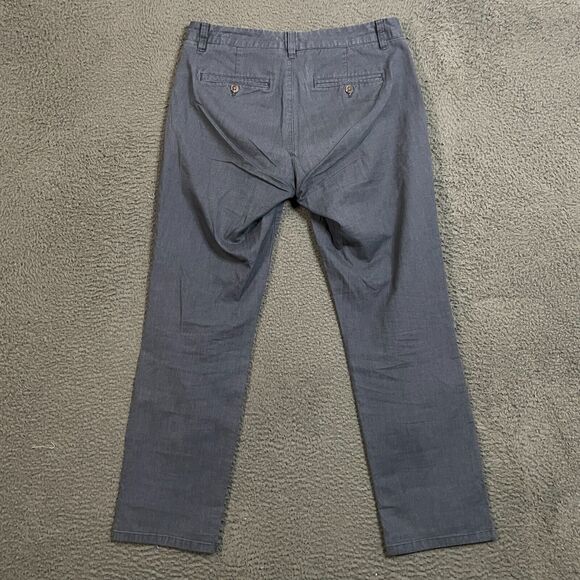 Bonobos Pants Mens 30x30 Blue Slim Fit Chinos Stretch Preppy Casual - Picture 8 of 15